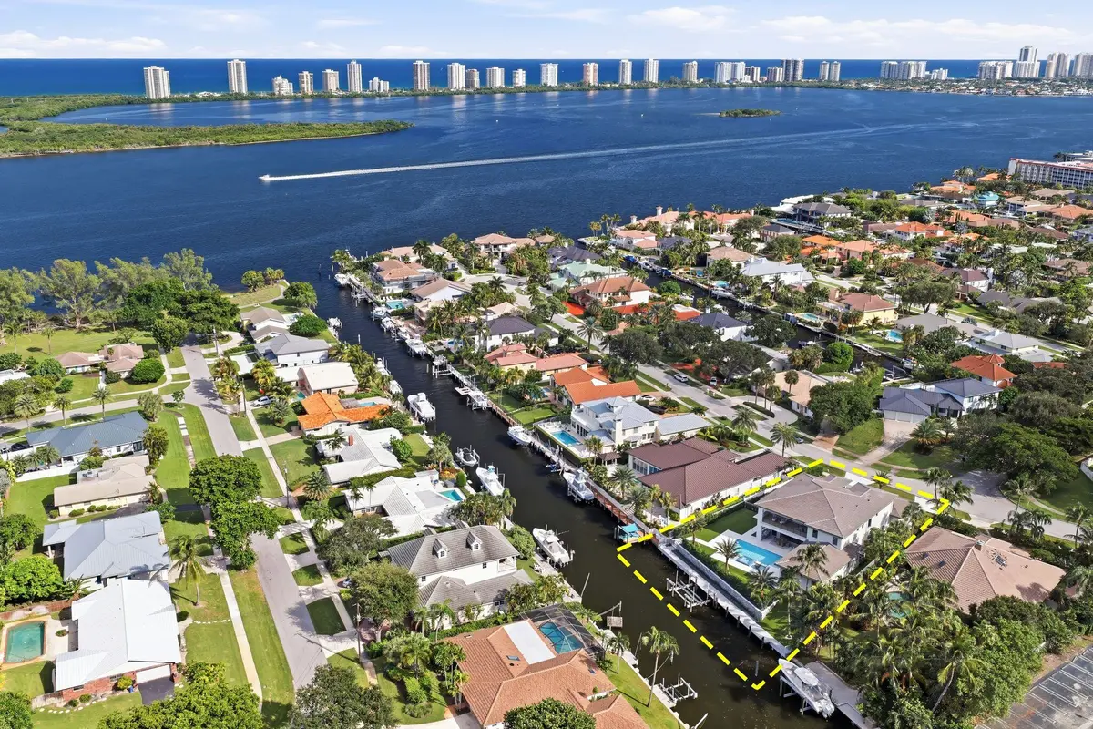 AERIAL at 155 Ebbtide Drive, North Palm Beach