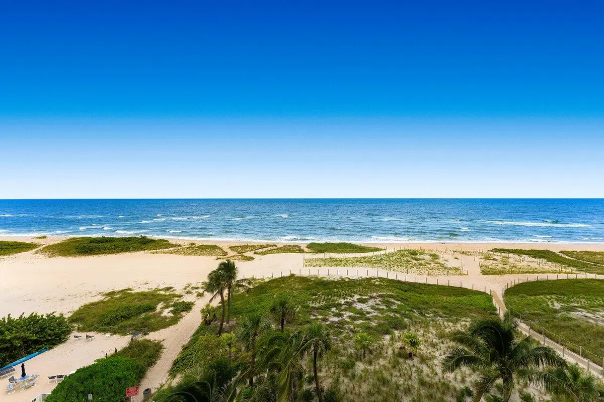 Ocean view at 900 N OCEAN Boulevard 606, Pompano Beach