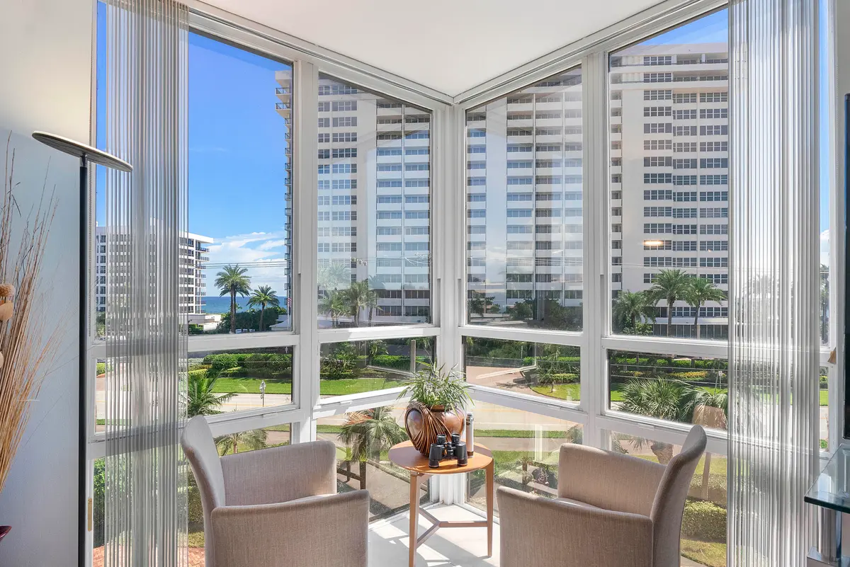 Living Area at 1901 S Ocean Boulevard 401, Boca Raton