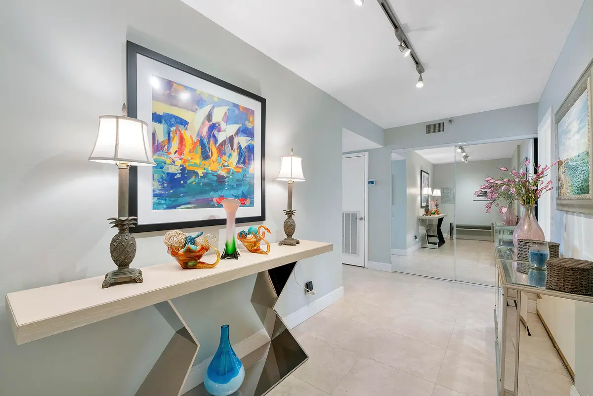 Entrance Foyer at 1901 S Ocean Boulevard 401, Boca Raton