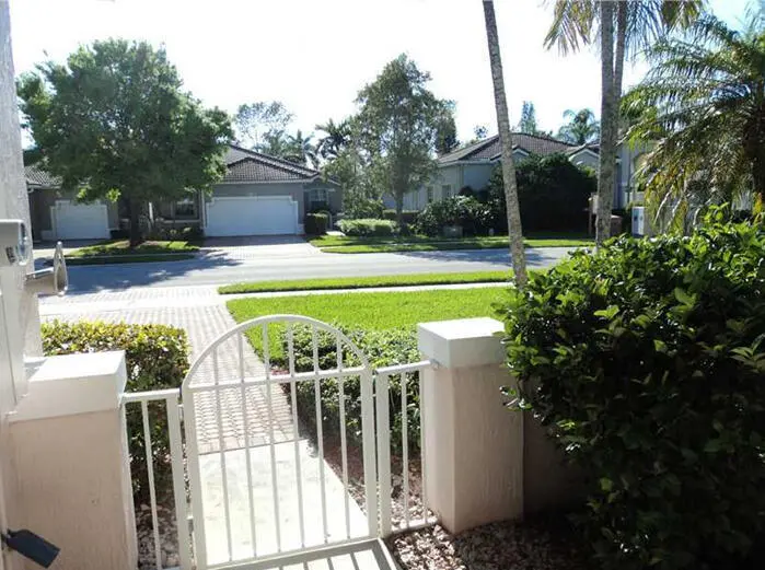 Front door at 2451 ARAGON Boulevard 1, Sunrise