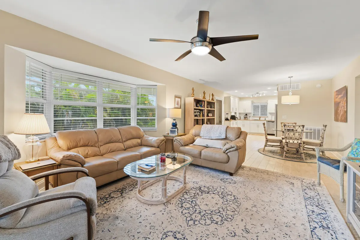 Living Room at 2 Garden Street 201M, Tequesta