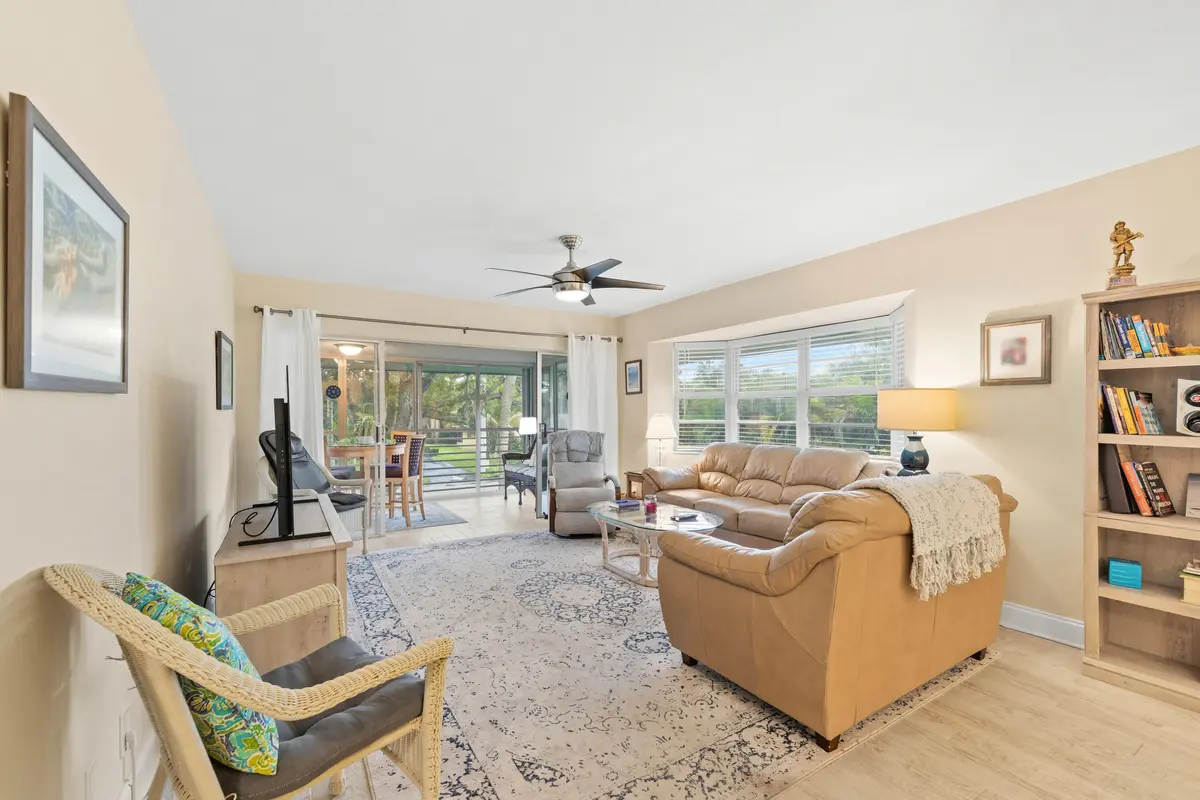 Living Room at 2 Garden Street 201M, Tequesta