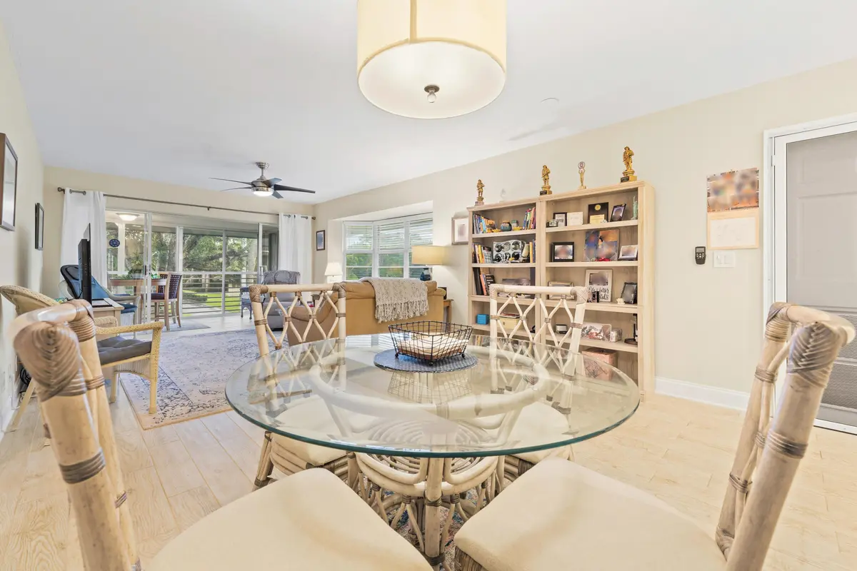 Dining Area at 2 Garden Street 201M, Tequesta