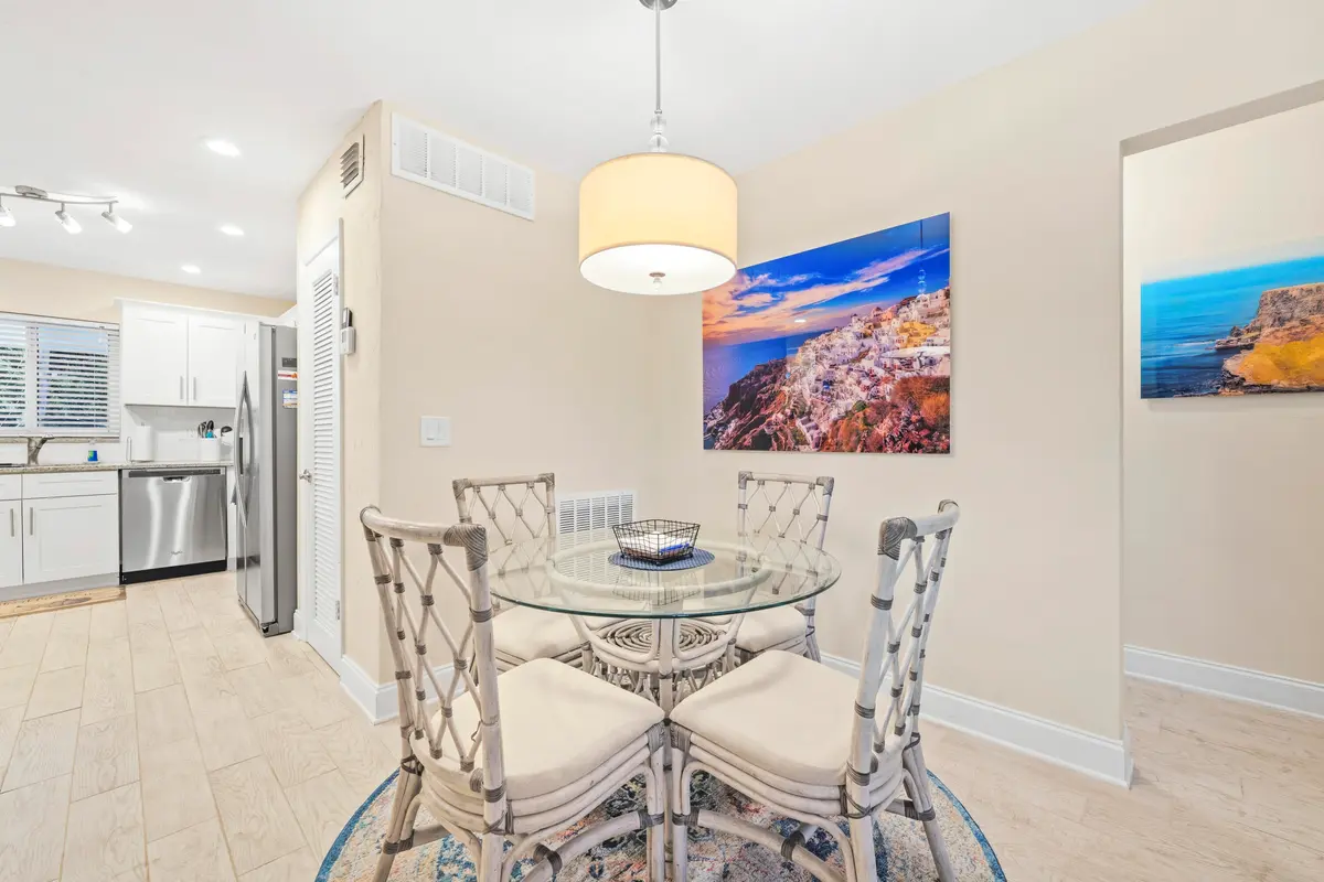 Dining Area at 2 Garden Street 201M, Tequesta