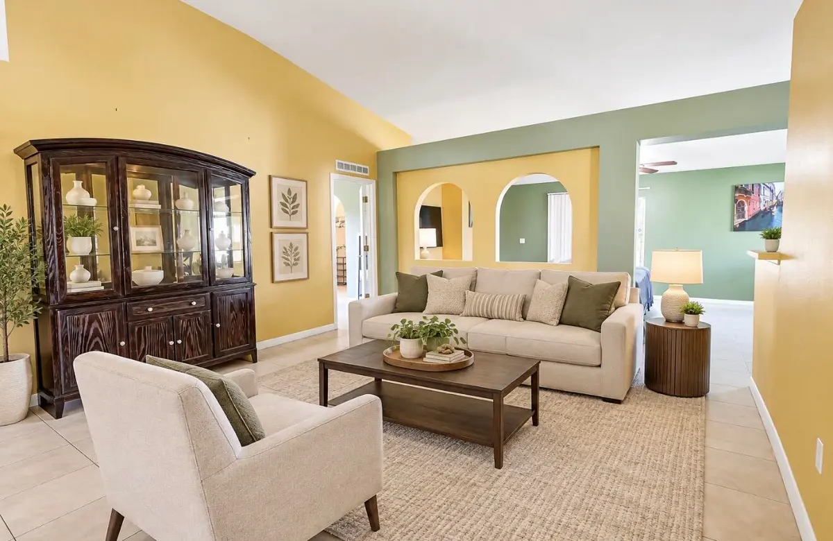 Enhanced Open Great Room at 8745 105TH Court, Vero Beach