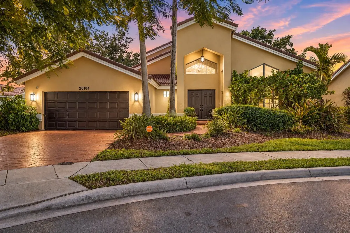 1-print-Twilight Tropical Home at Sunset at 20104 NW 9TH Drive, Pembroke Pines