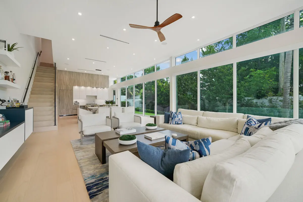 Contemporary open concept at 724 N LAKE Avenue, Delray Beach