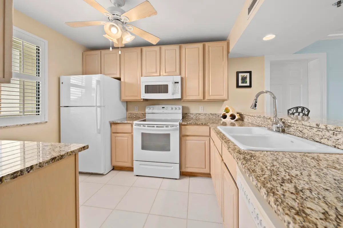 Updated Kitchen at 601 S SEAS Drive 204, Jupiter