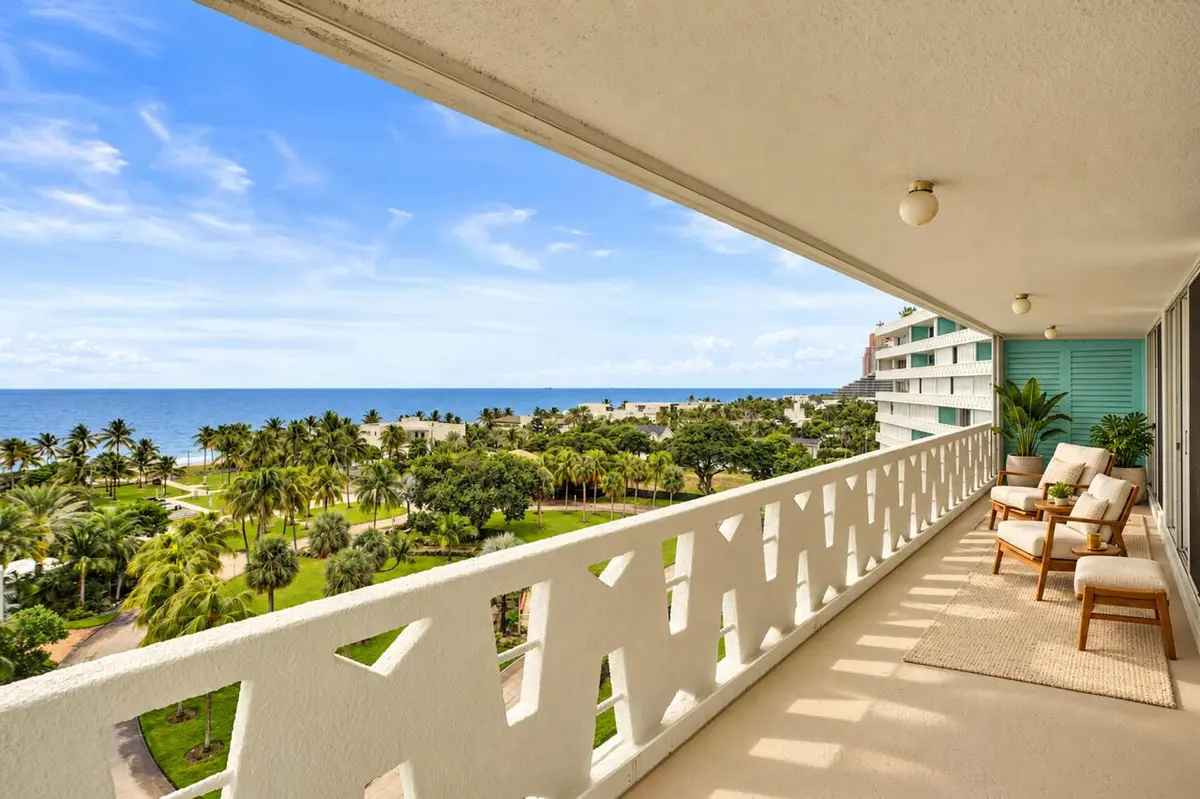 SEA TOWER UNIT 801 PATIO STAGE at 2840 N Ocean Boulevard 801, Fort Lauderdale