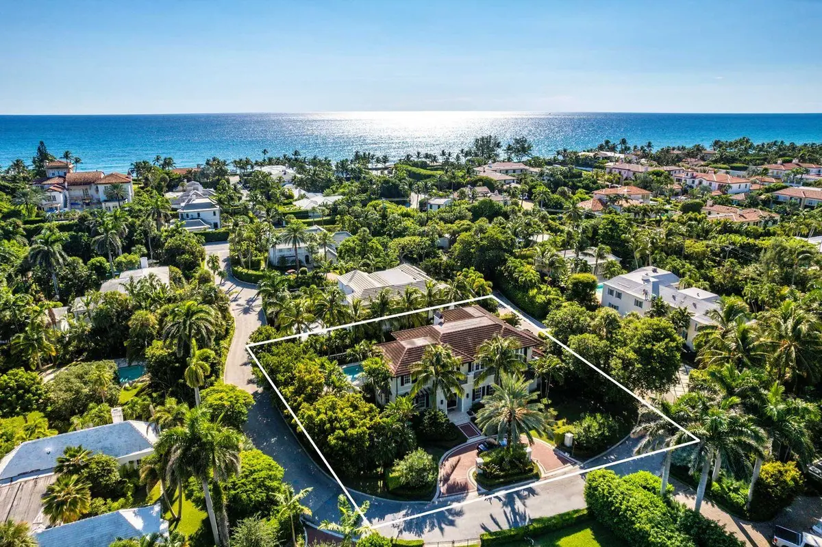 3 - Aerial at 13 Via Vizcaya, Palm Beach
