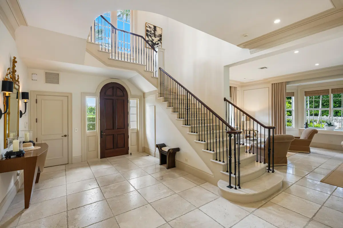 5 - Interior Front Door at 13 Via Vizcaya, Palm Beach