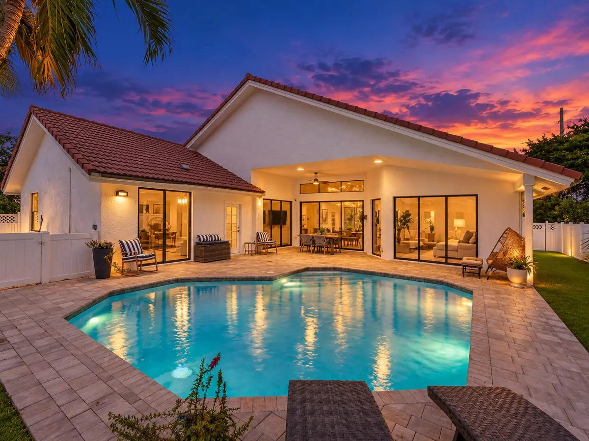 Twilight Luxury Poolside Retreat at 2312 NW 67TH Drive, Boca Raton