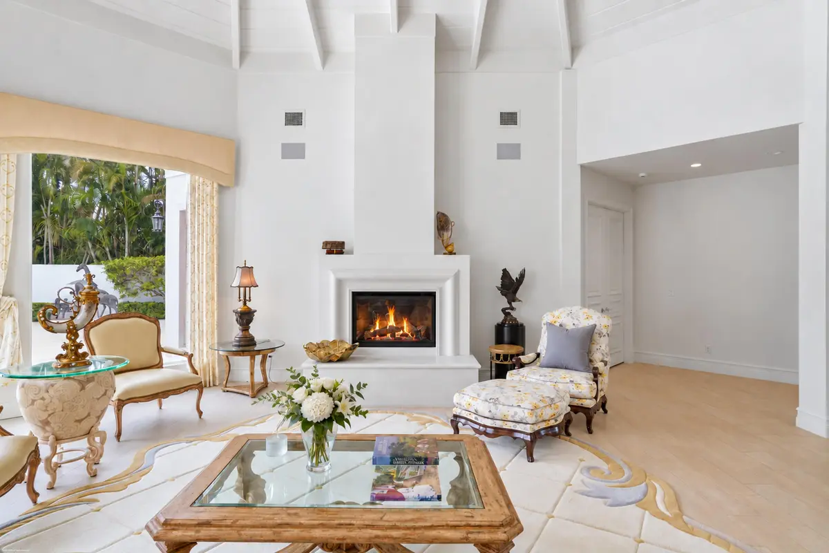 Living Room w/Fireplace at 2344 Golf Brook Drive, Wellington
