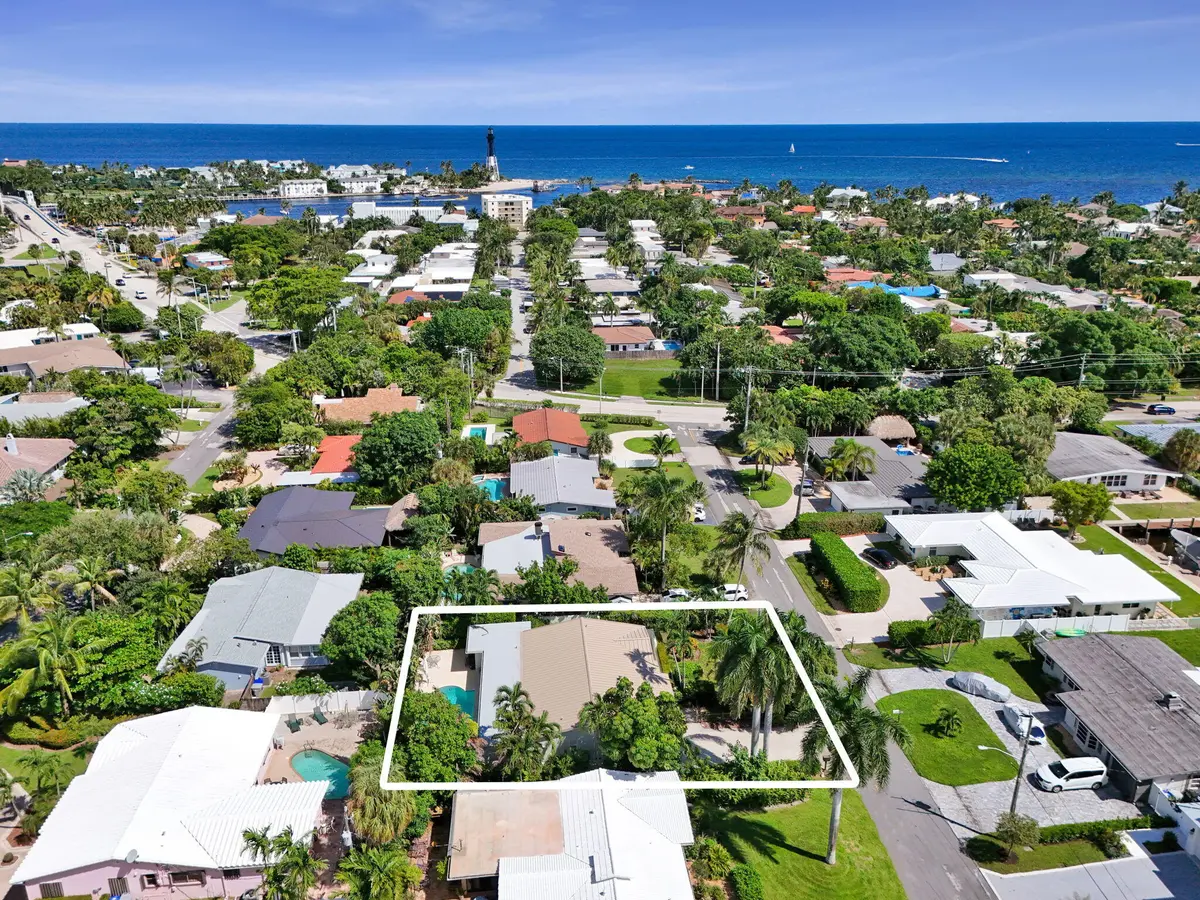 Aerial View at 3207 DOVER Road, Pompano Beach