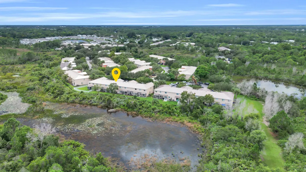 Back Aerial View at 5313 SE Jennings Lane, Stuart
