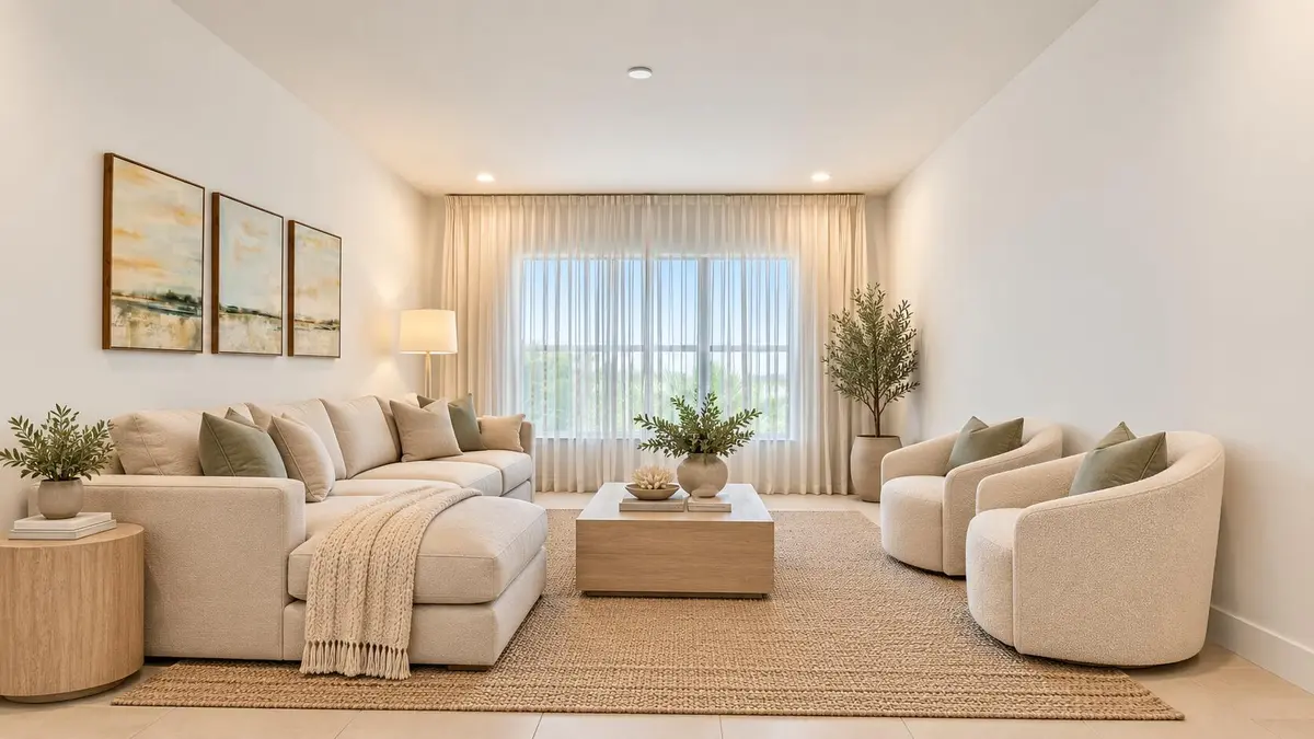 Living Area at 20050 Hirono Lane, Boca Raton