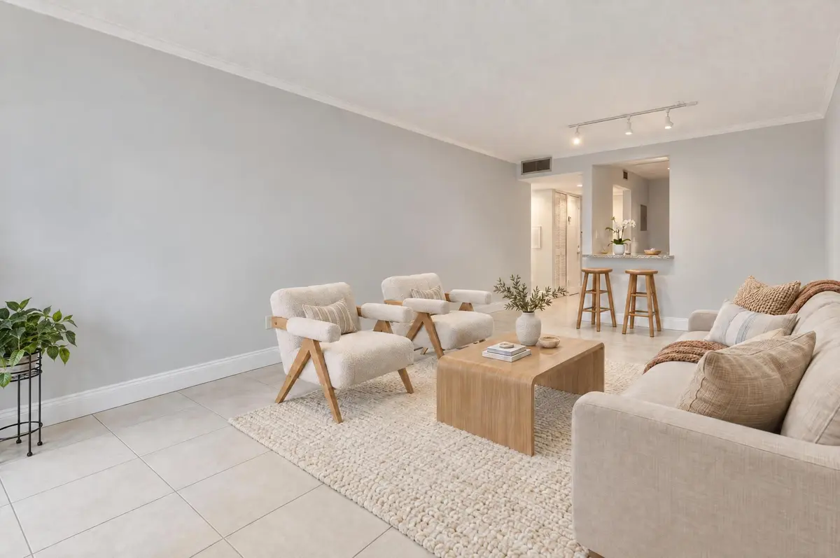 travis living room 2 virtual at 485 N PINE ISLAND Road A105, Plantation