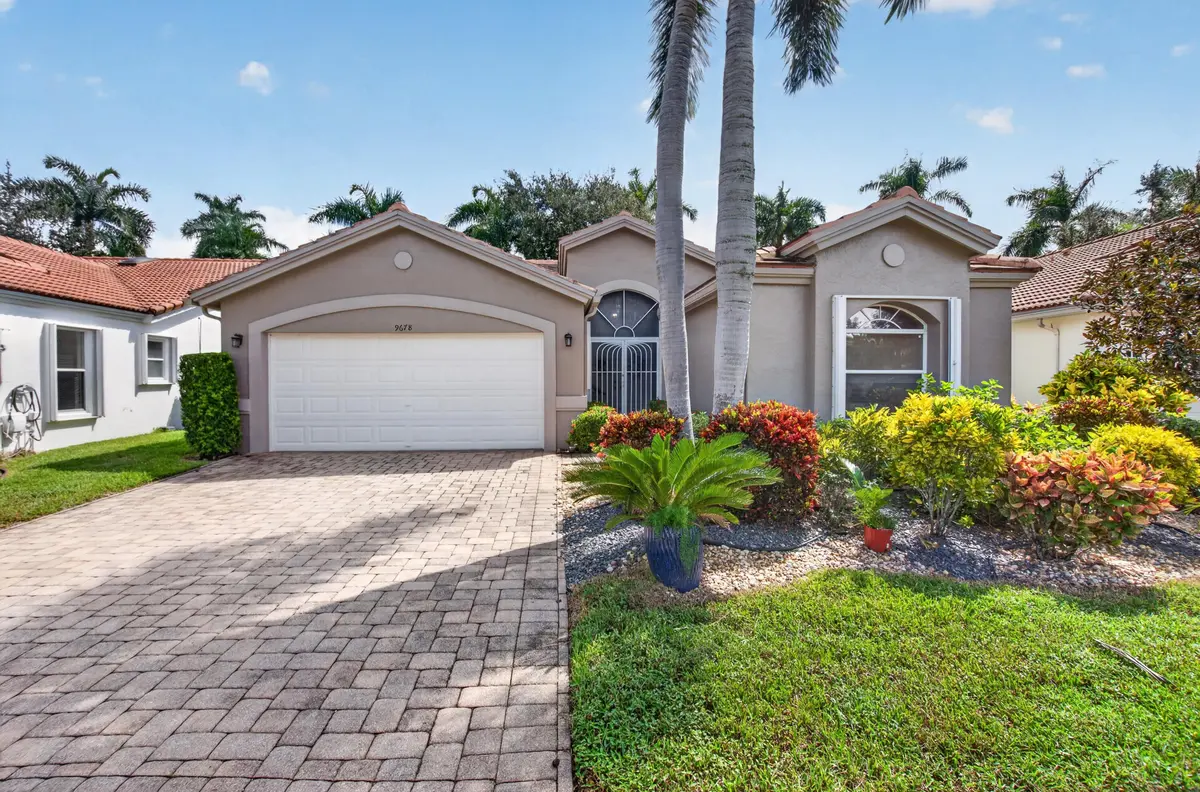 9678 Harbour Lake Cir Front at 9678 HARBOUR LAKE Circle, Boynton Beach