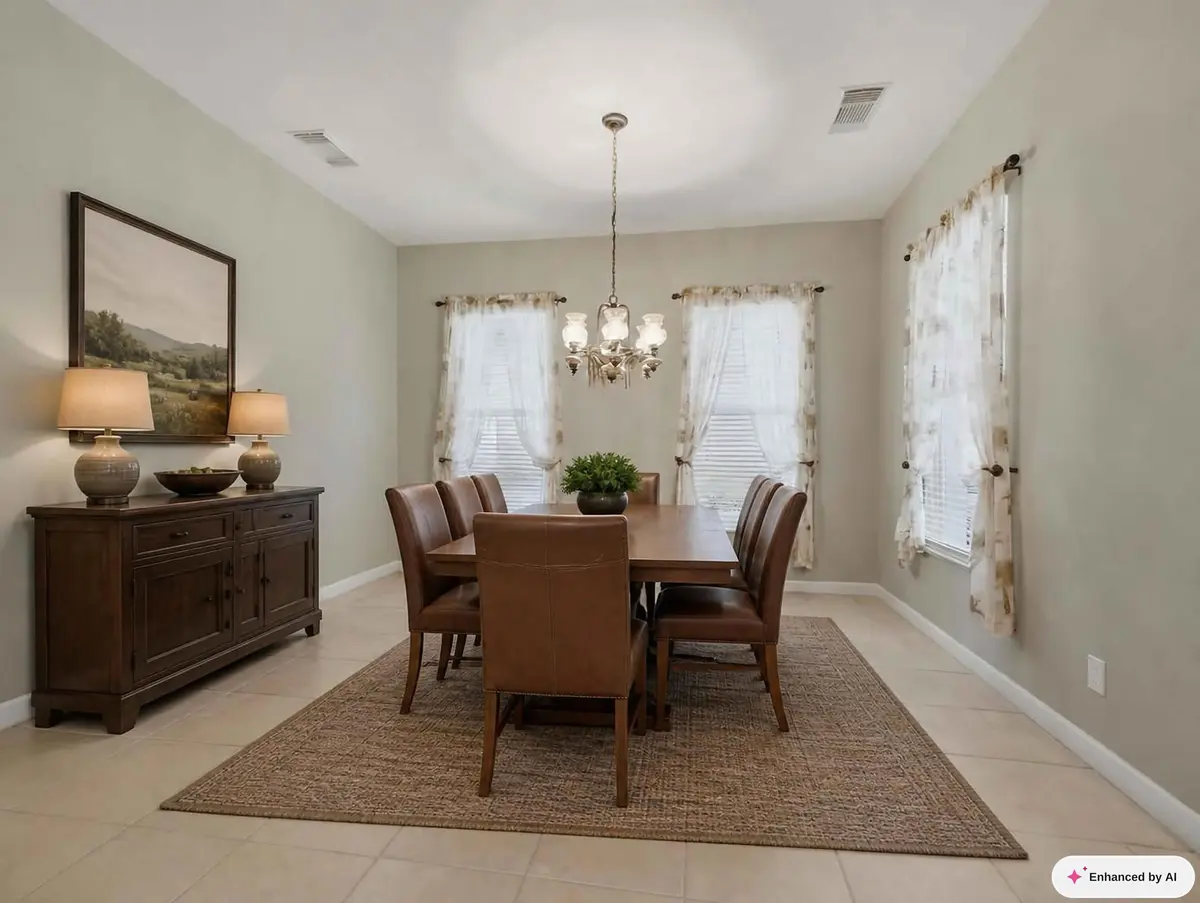 Dining Staged at 10551 SW KELSEY Way, Port St. Lucie