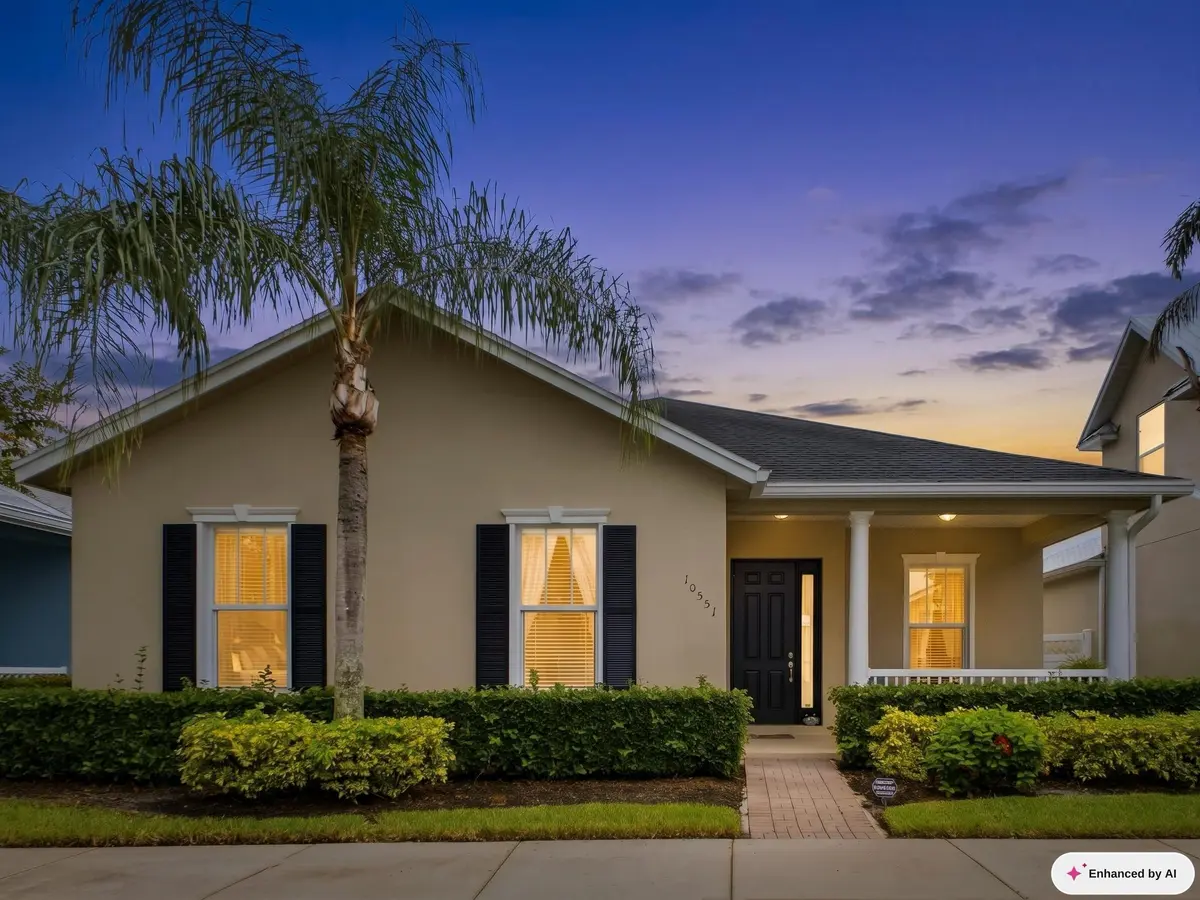 Front Dusk at 10551 SW KELSEY Way, Port St. Lucie