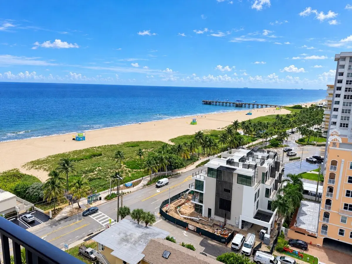 Ocean Pier view at 525 N OCEAN Boulevard 1621, Pompano Beach