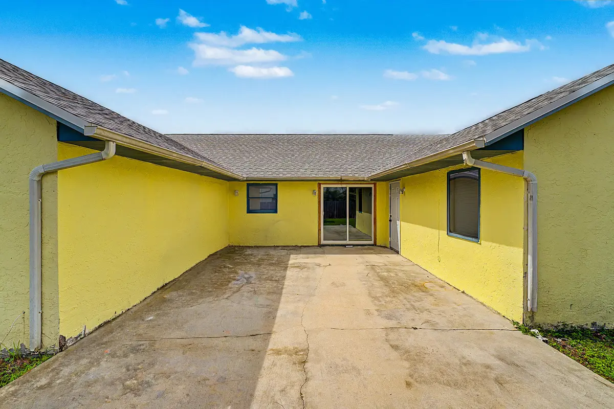 Backyard at 3617 SW MASILUNAS Street, Port St. Lucie