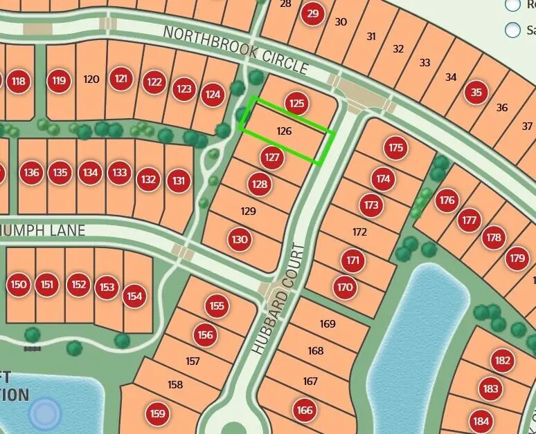 126 map at 10895 HUBBARD Court 126 Mystique, Palm Beach Gardens