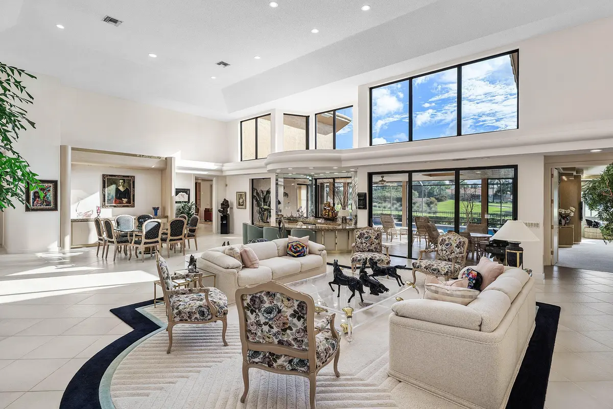 Living, dining, bar with views at 4364 KASSO Circle, Boca Raton