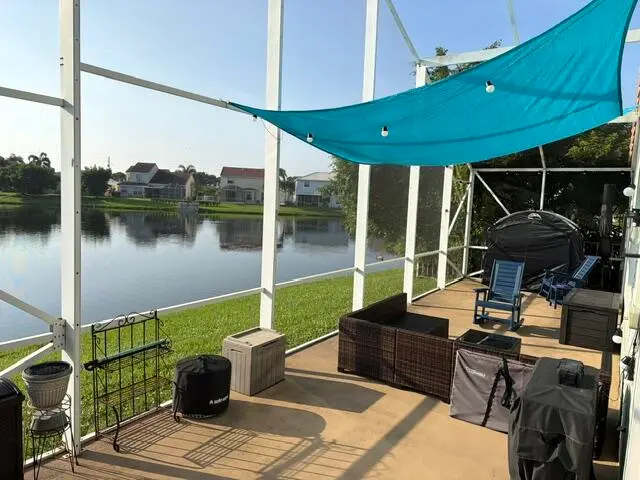 9711 patio at 9711 Tavernier Drive, Boca Raton