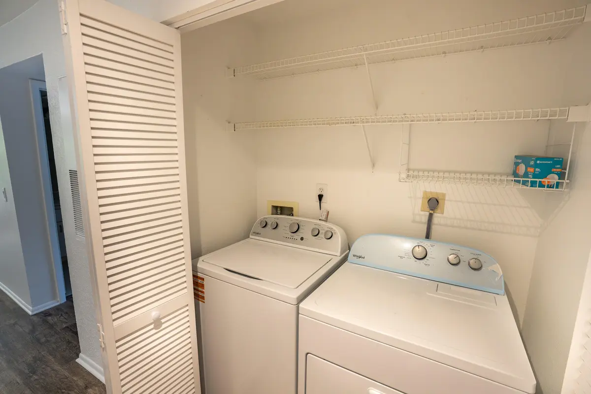 In unit Laundry at 1865 Palm Cove Boulevard 9-209, Delray Beach