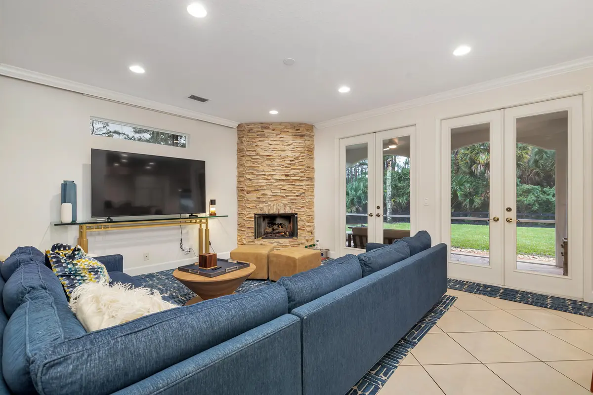 Family Room at 13974 Wind Flower Drive, Palm Beach Gardens