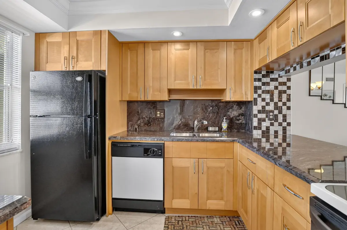Renovated Kitchen at 9872 MARINA Boulevard 1438, Boca Raton