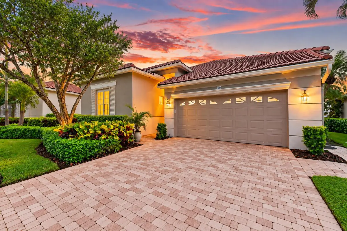 90 Monterey Pt Exterior at 90 MONTEREY POINTE Drive, Palm Beach Gardens