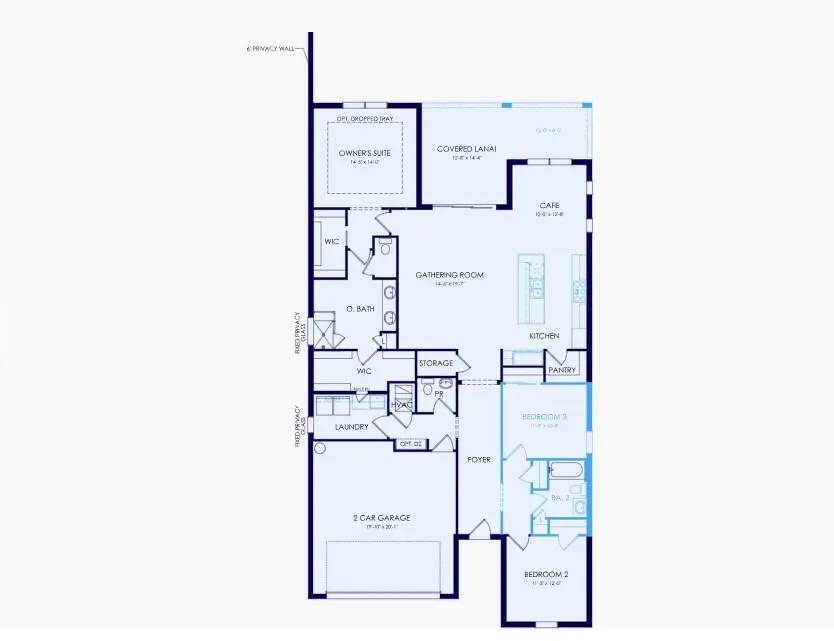 101 Floorplan at 9642 CHORA TUNEL Way 101 Prestige, Lake Worth