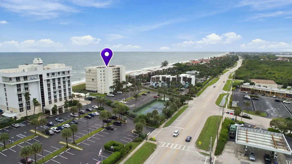 Aerial View at 10980 S Ocean Drive 413, Jensen Beach
