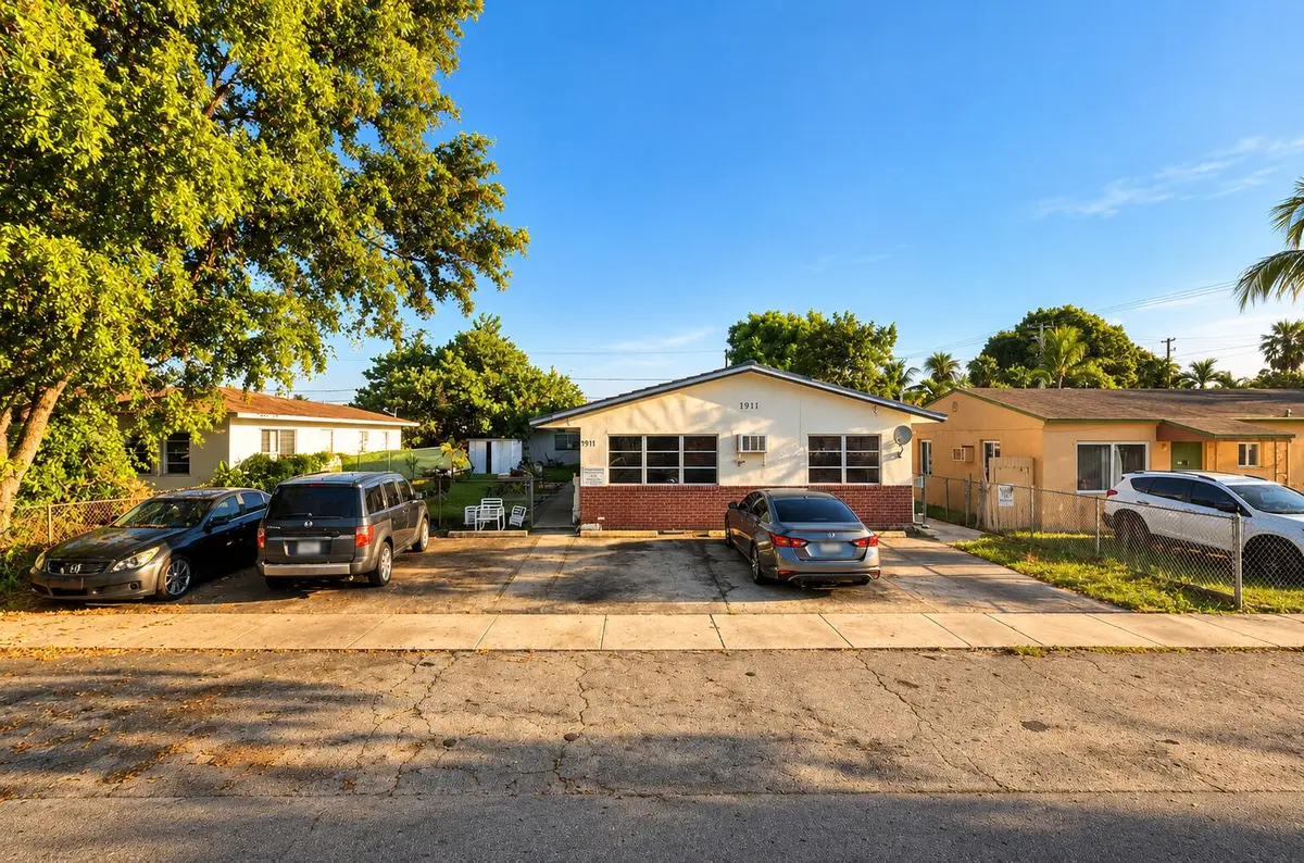 Sunny Suburban Home at Golden Hour at 1911 Roosevelt Street, Hollywood