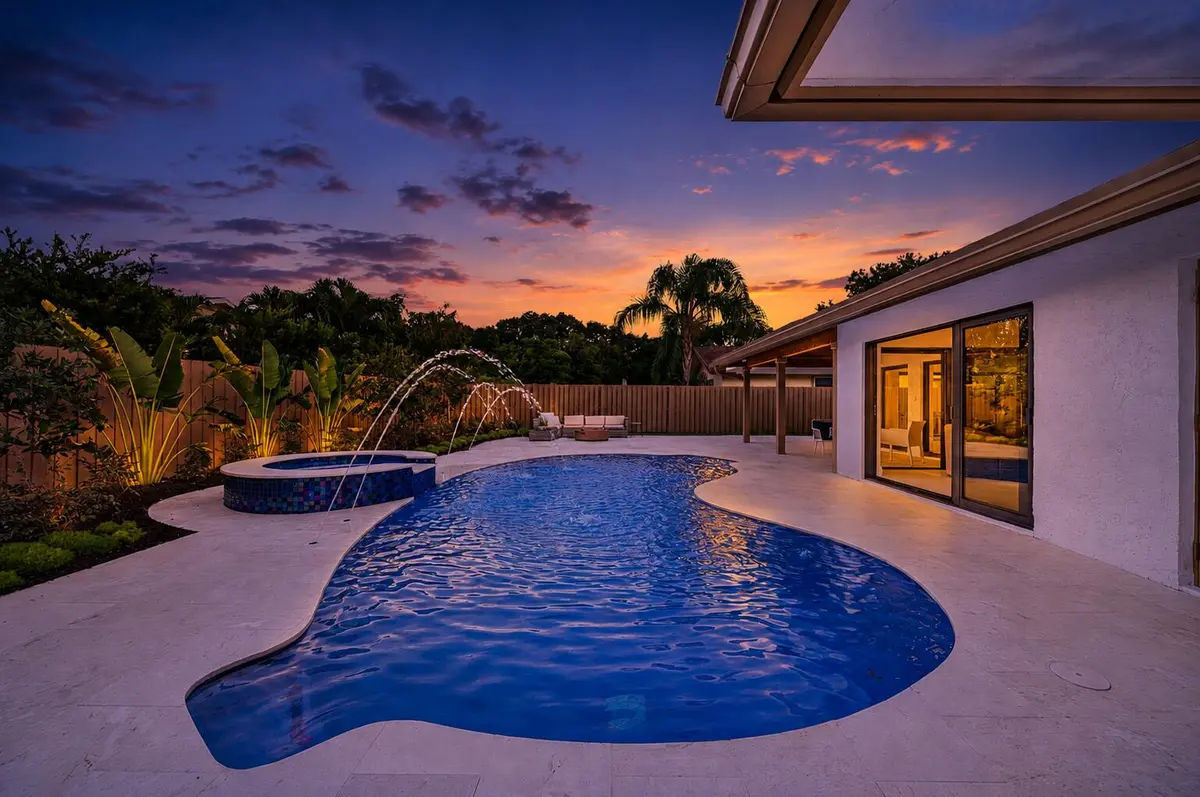 Backyard oasis at 3088 NW 26TH Avenue, Boca Raton