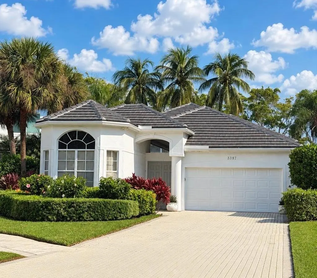 Front Elevation at 3387 NW 53rd Circle, Boca Raton