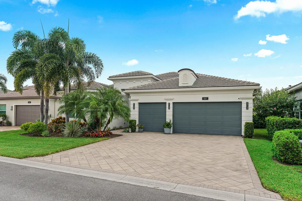 Lushly Landscaped Exterior at 8223 Majestic Mountain Drive, Boynton Beach
