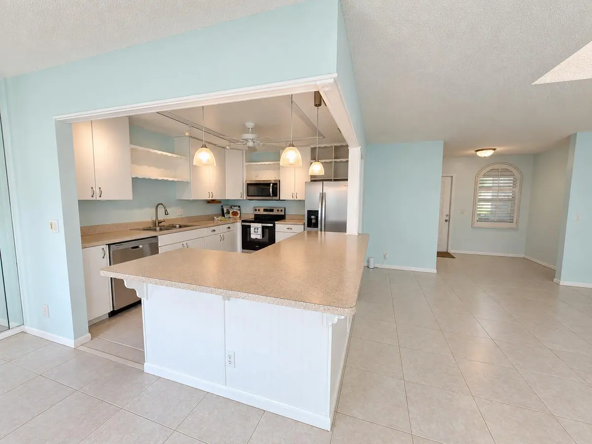 Airy kitchen interior in natural dayligh at 6309 DUSENBURG Road, Delray Beach