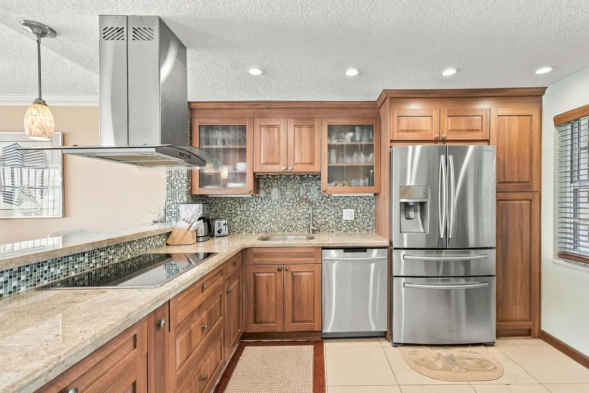 Kitchen at 3980 Oaks Clubhouse Drive 212, Pompano Beach