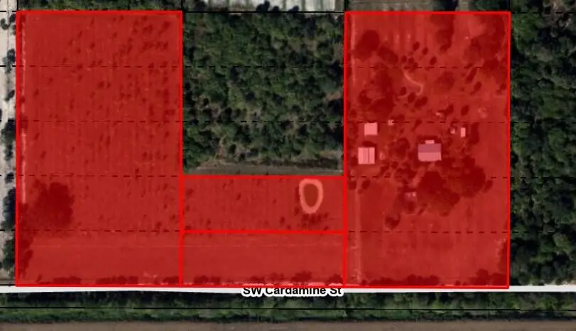 Birdseye View 12 Acres at 23101 SW CARDAMINE Street, Indiantown
