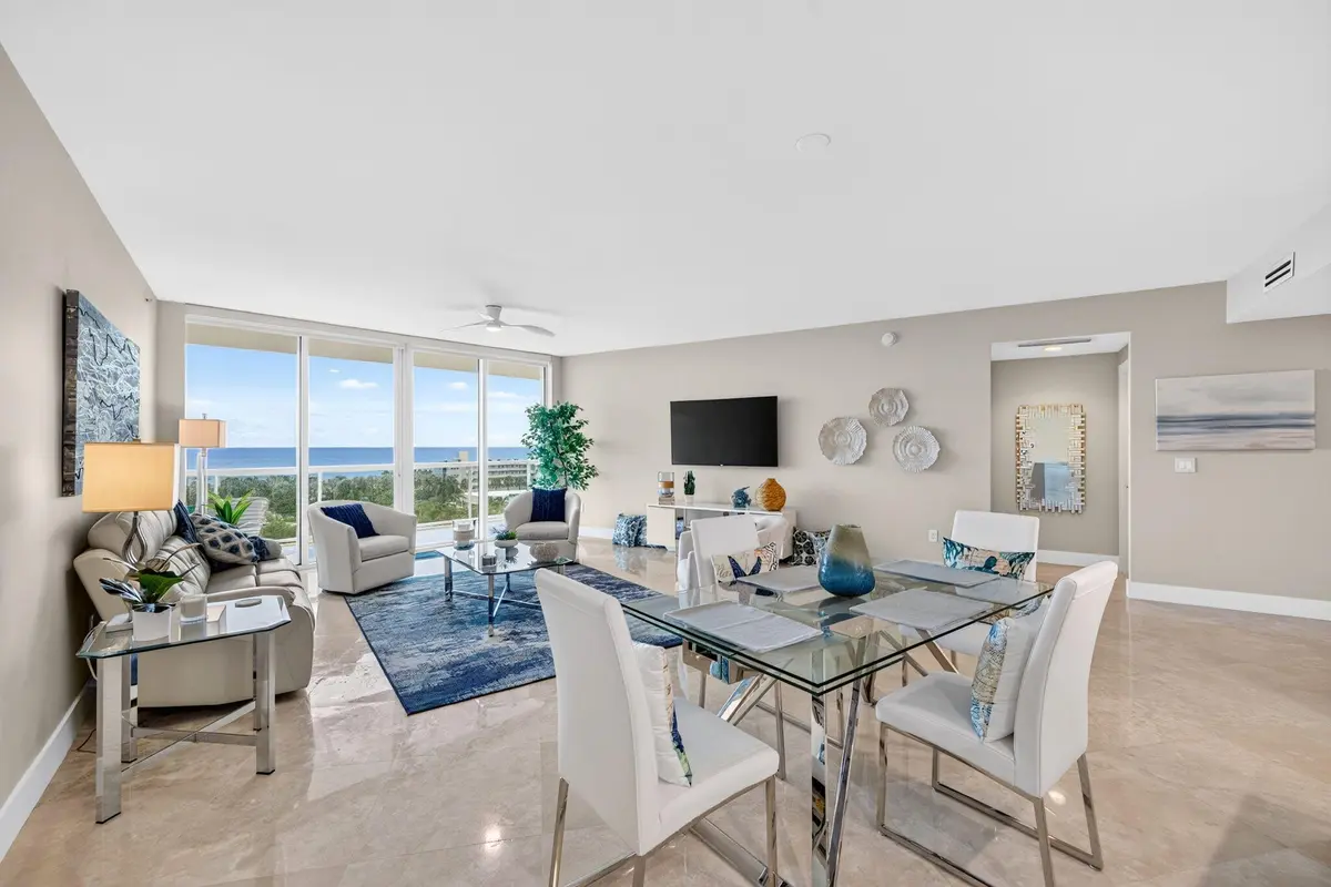 Dining Area at 1 N OCEAN Boulevard 602, Pompano Beach