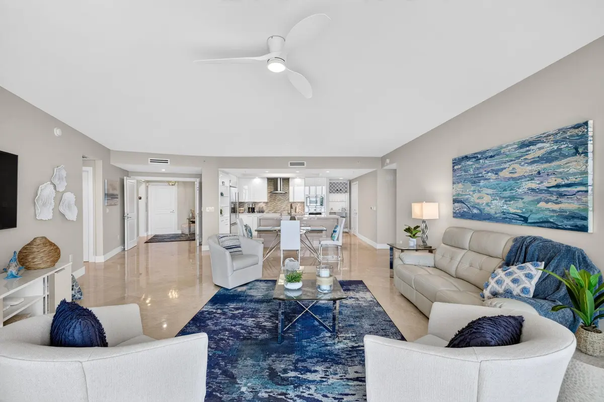 Living Room at 1 N OCEAN Boulevard 602, Pompano Beach