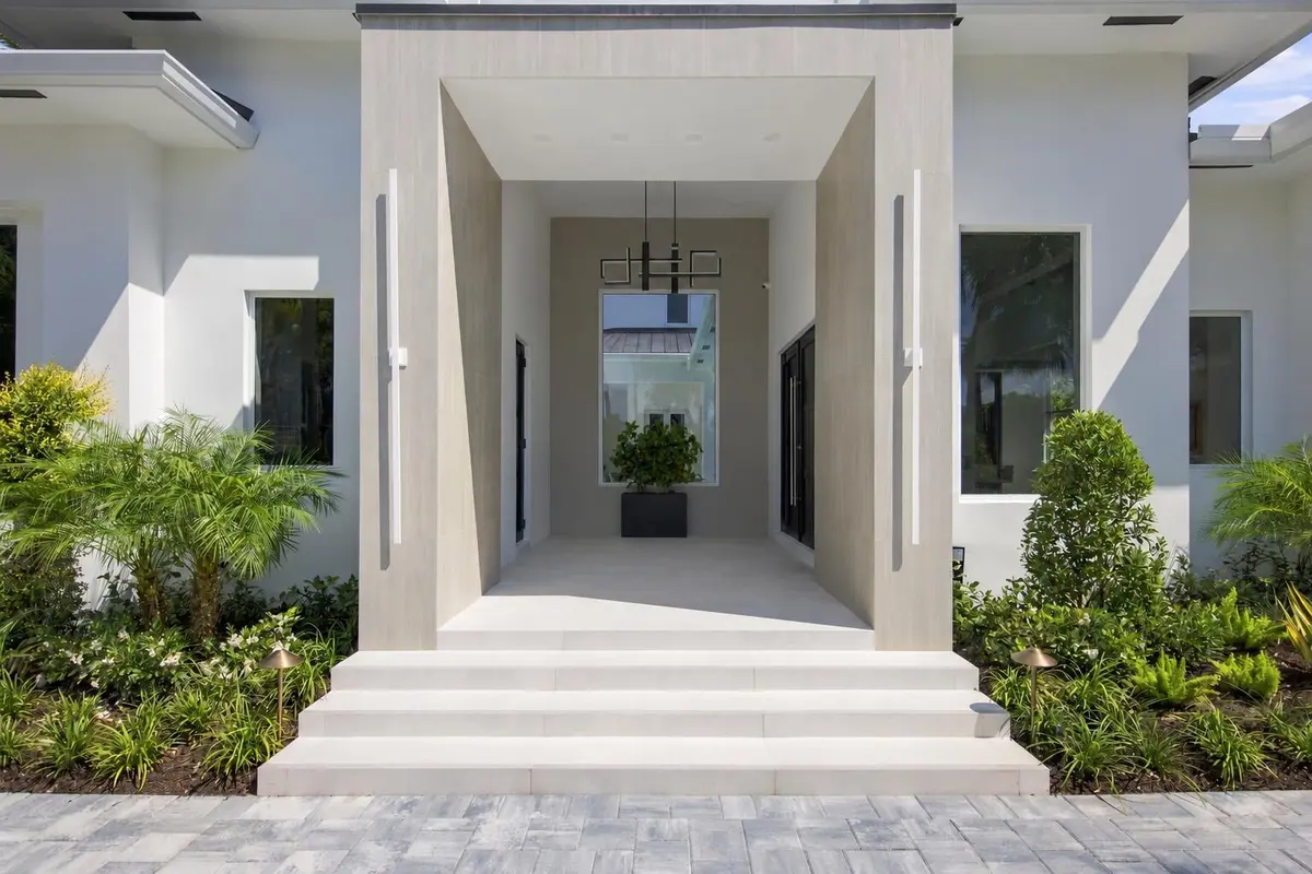 Front Portico at 16132 Bridlewood Circle, Delray Beach