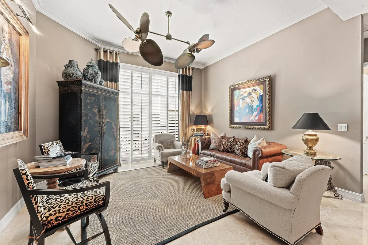 Living room at 801 S OLIVE Avenue 1616, West Palm Beach