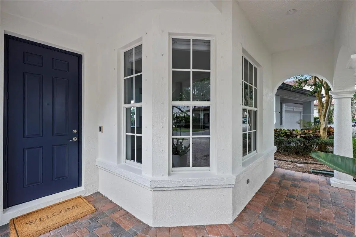 Front Porch Entry at 651 Castle Drive, Palm Beach Gardens
