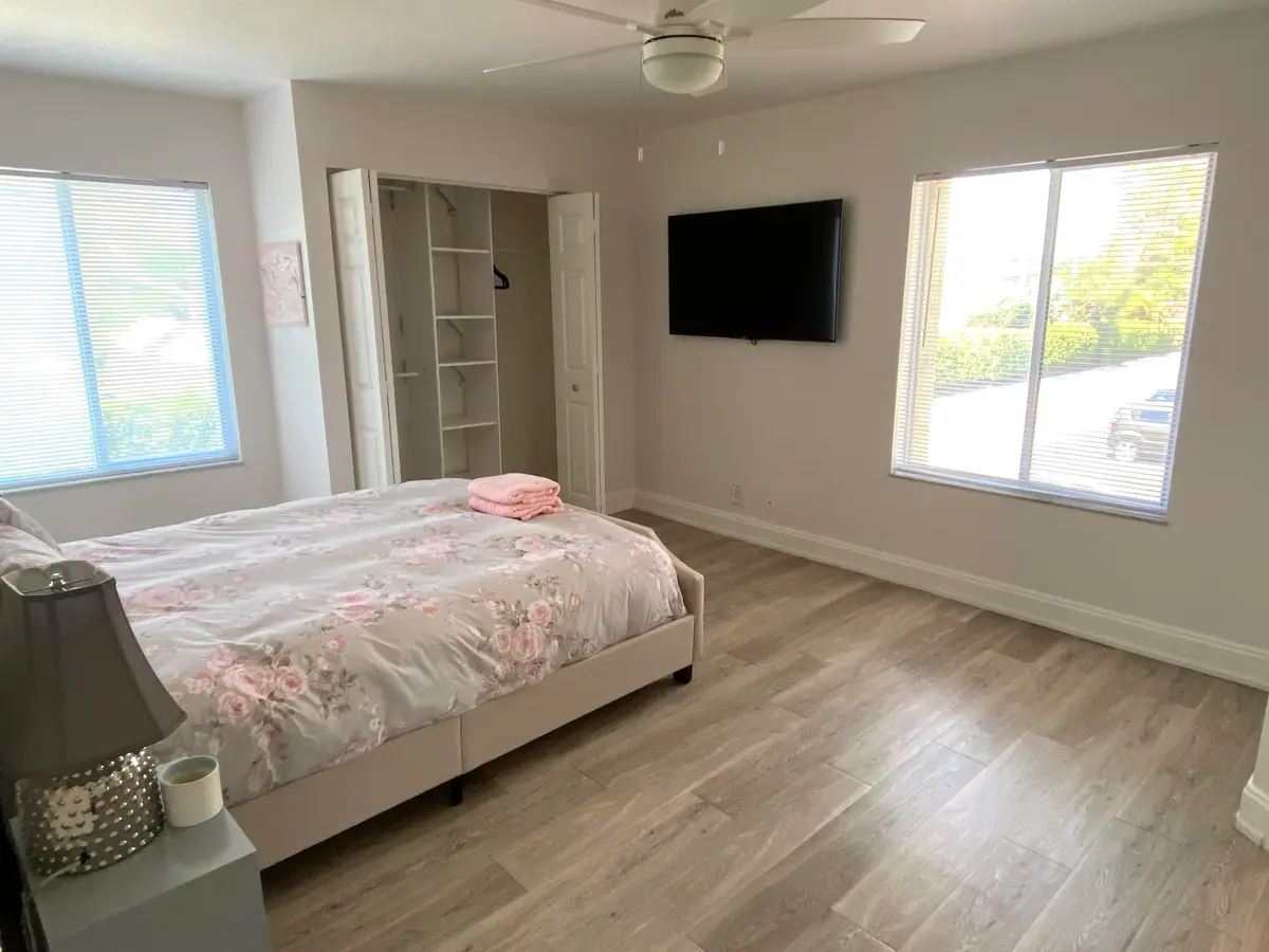 Master bedroom at 150 Pineview Road H8, Jupiter