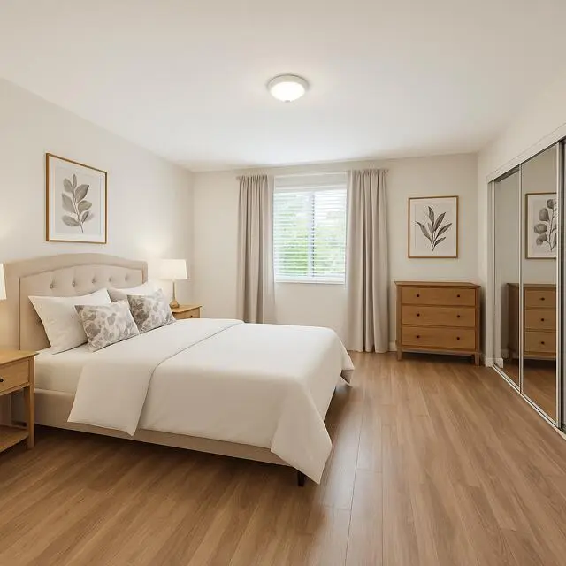 Primary Bedroom Rendering at 820 Lavers Circle G211, Delray Beach